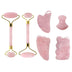 Facial Massage Kit – Rose Quartz Roller & Gua Sha