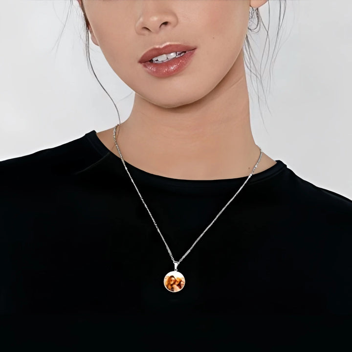 Personalized Necklace with Photo and Engraving – A Memorable Gift