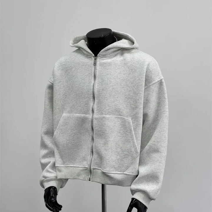 Spring Autumn New Men's American Heavy-duty Hoodie Zipper Backpack Bag Design Sweatshirt Men Women Jacket Hooded For Male Coats