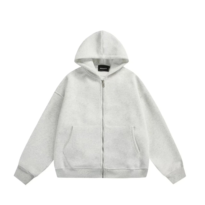 Spring Autumn New Men's American Heavy-duty Hoodie Zipper Backpack Bag Design Sweatshirt Men Women Jacket Hooded For Male Coats