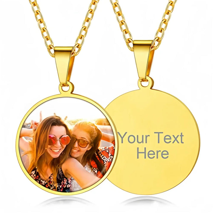 Personalized Necklace with Photo and Engraving – A Memorable Gift