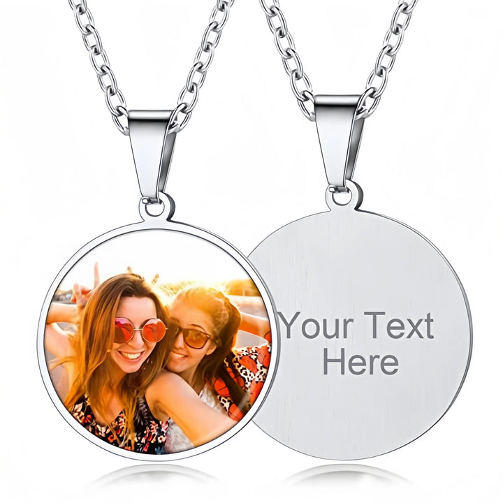 Personalized Necklace with Photo and Engraving – A Memorable Gift