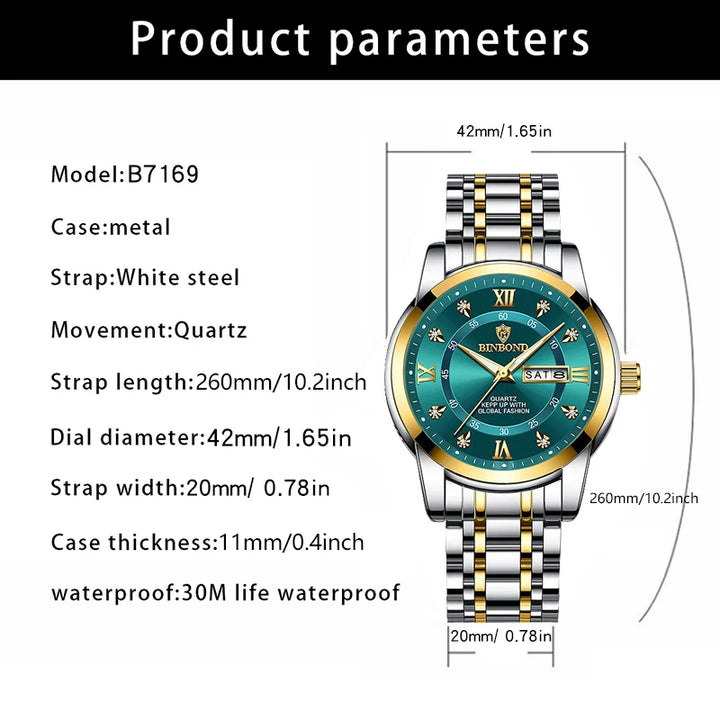 Men's Luxury Dive Watch – Elegance and Performance at Great Depths