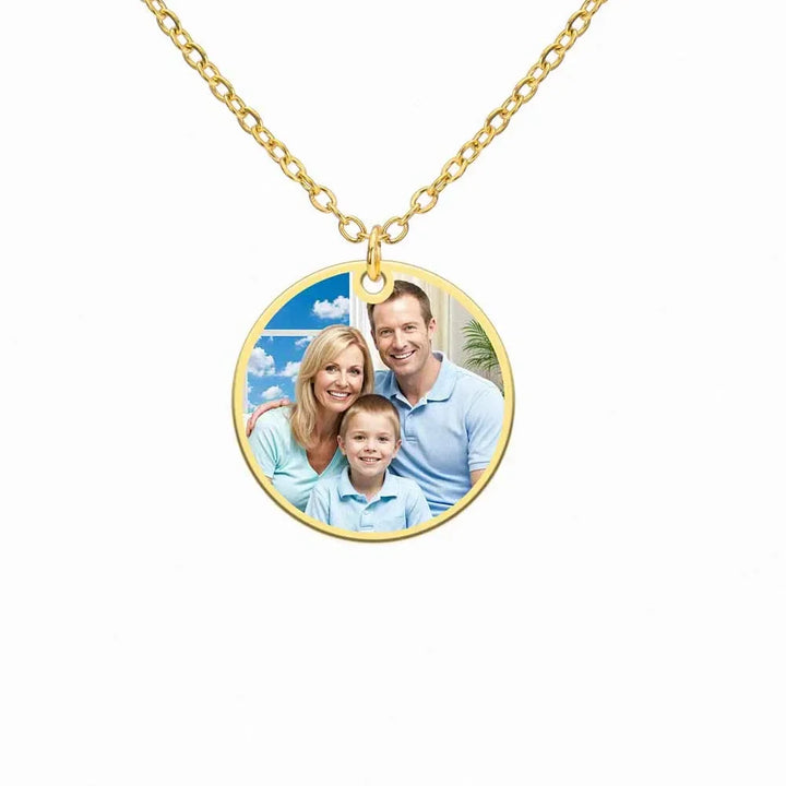 Personalized Necklace with Photo and Engraving – A Memorable Gift