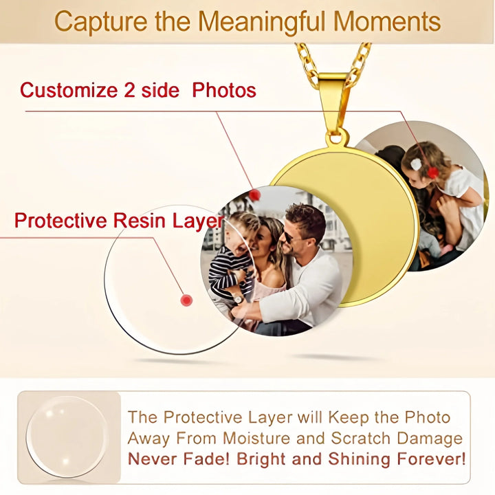 Personalized Necklace with Photo and Engraving – A Memorable Gift