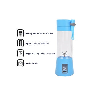 Portable Mini Blender – USB Rechargeable Smoothie Maker for Home, Travel & Gym