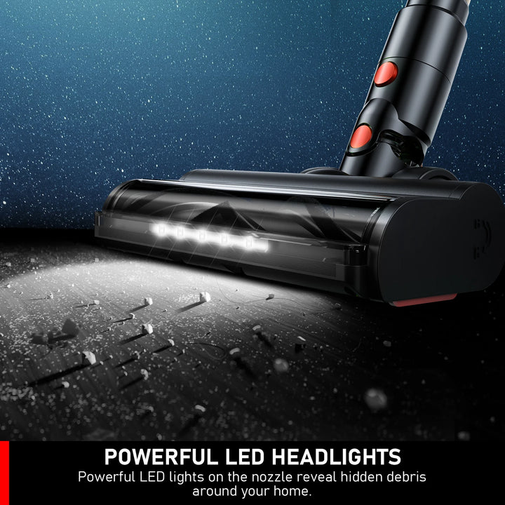 SUXIANGVAC Cordless Handheld Vacuum Cleaner – 1400W with HEPA Filter and LCD Display