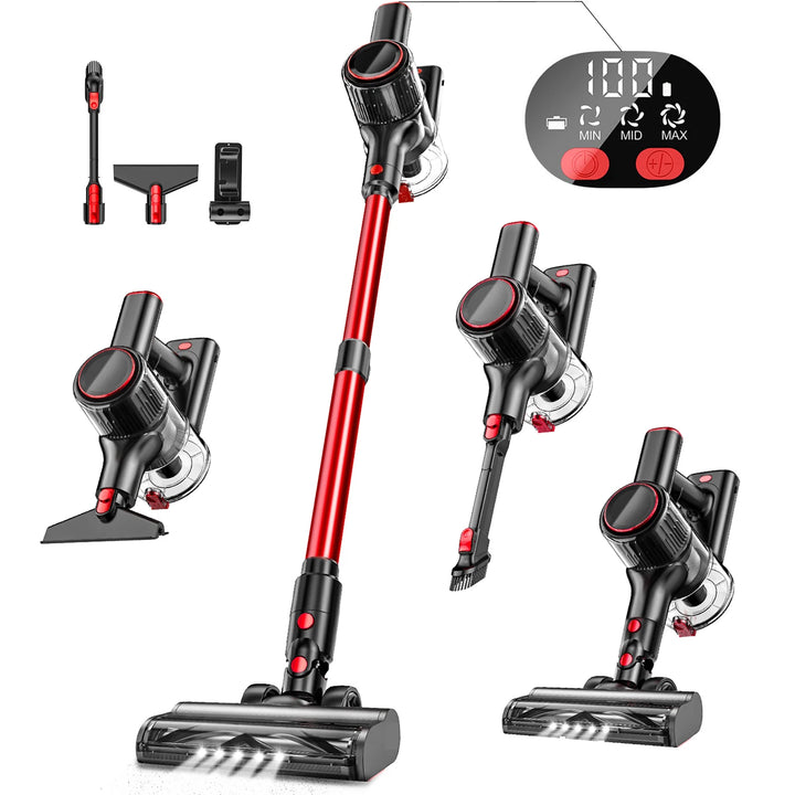 SUXIANGVAC Cordless Handheld Vacuum Cleaner – 1400W with HEPA Filter and LCD Display