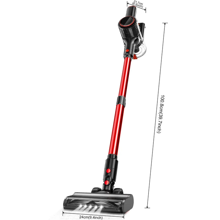 SUXIANGVAC Cordless Handheld Vacuum Cleaner – 1400W with HEPA Filter and LCD Display
