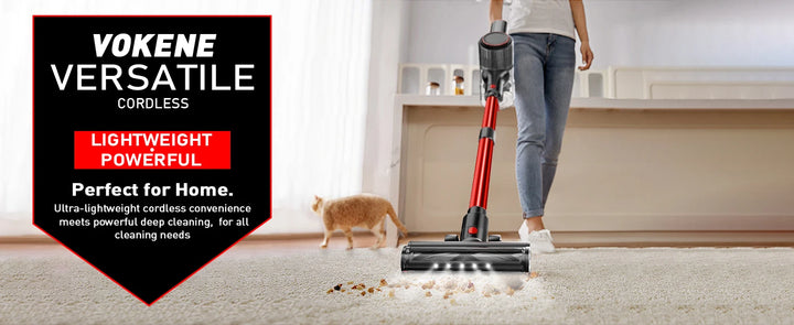 SUXIANGVAC Cordless Handheld Vacuum Cleaner – 1400W with HEPA Filter and LCD Display