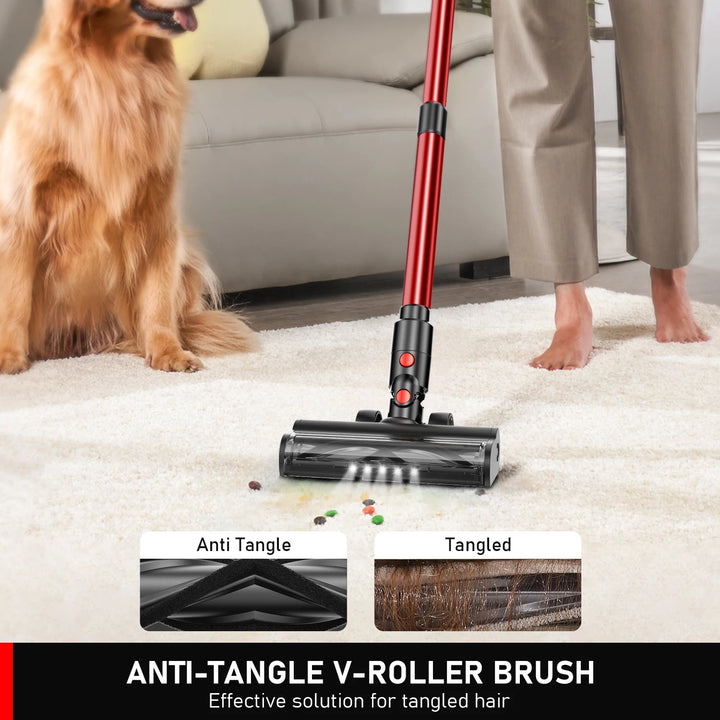 SUXIANGVAC Cordless Handheld Vacuum Cleaner – 1400W with HEPA Filter and LCD Display