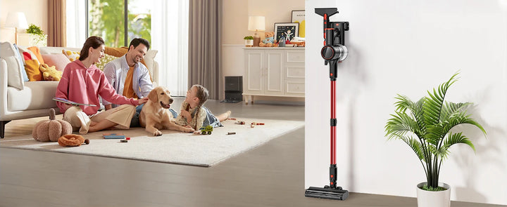 SUXIANGVAC Cordless Handheld Vacuum Cleaner – 1400W with HEPA Filter and LCD Display