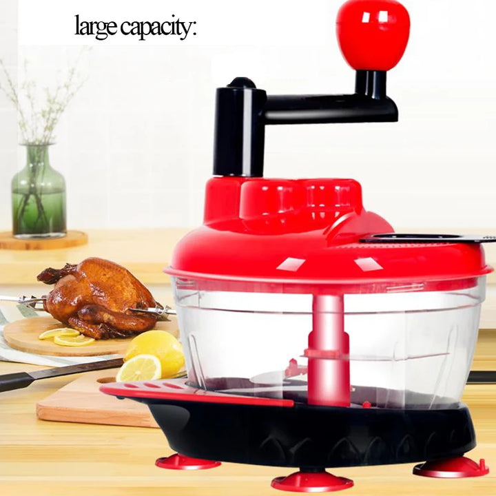Mixer Food Processor Kitchen Manual Egg Blender Meat Grinder Vegetable Chopper Shredder Stainless Steel Blade Cutter Mincer