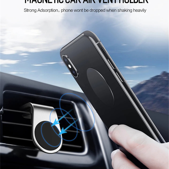 Magnetic Car Holder For Phone Universal Holder Mobile Cell Phone Holder Stand For iPhone Car Air Vent Mount GPS Car Phone Holder