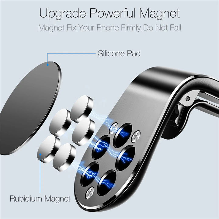 Magnetic Car Holder For Phone Universal Holder Mobile Cell Phone Holder Stand For iPhone Car Air Vent Mount GPS Car Phone Holder