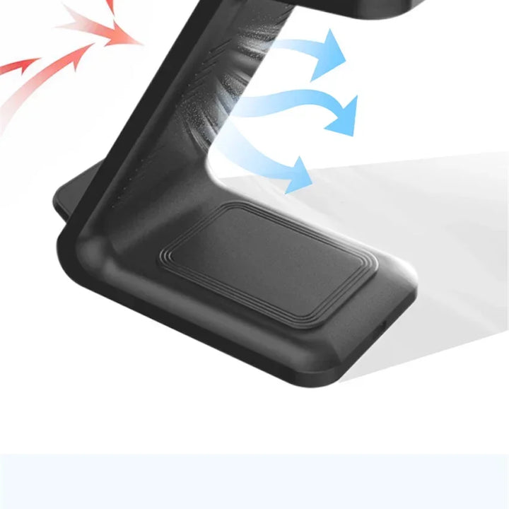 VIKEFON 30W Wireless Charger for iPhone – Type-C, Stand & Cable