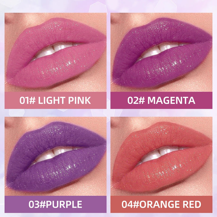 Lip-shaped lipstick seal Sip into makeup lazy blush lipstick Matte makeup effect Moisturizing lip gloss Waterproof non-stick cup