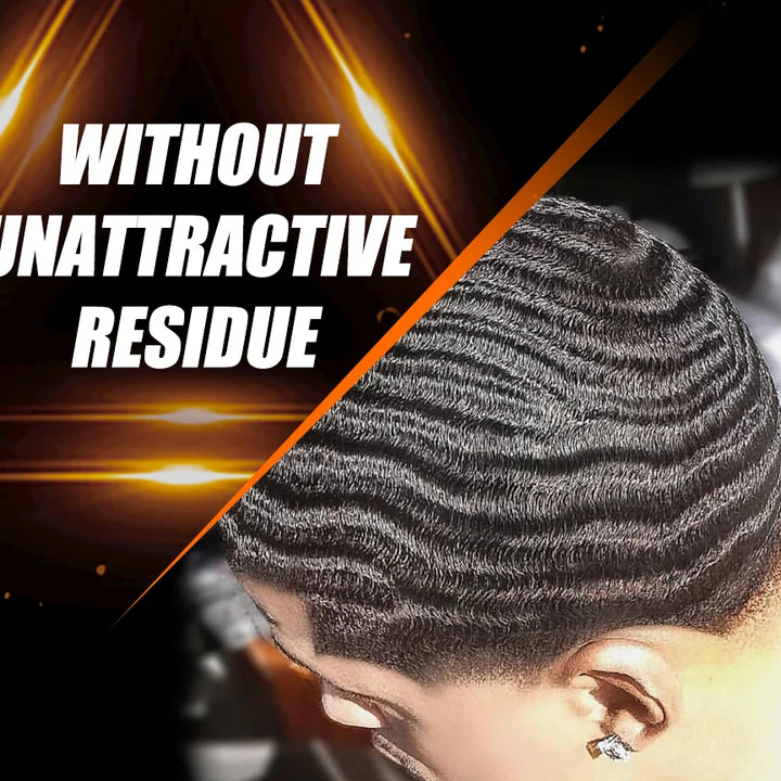 Deep Wave Control Pomade Shampoo Kit Biotin Prevent Hair Loss Edge Control Gel Sport Strong Hold Wave Hair Gel For African Men