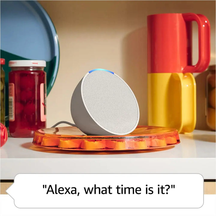 Smart Speaker with Alexa – Bluetooth 5.3, 4.1 Stereo Sound, Built-in Display