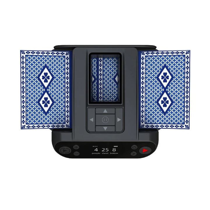 2-in-1 Automatic Card Shuffler with 360° Rotation