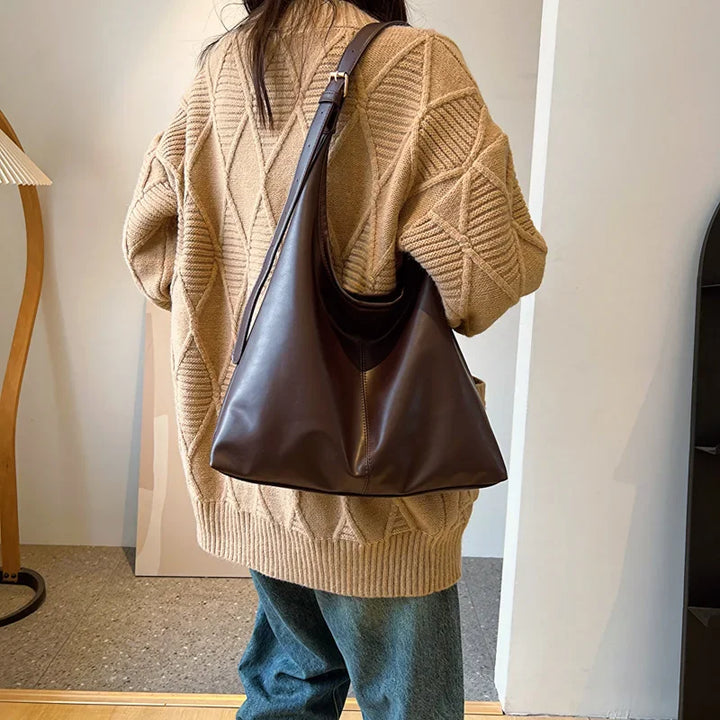 Women's Casual TPU Bag with Polyester Lining – Solid Design and Rigid Structure