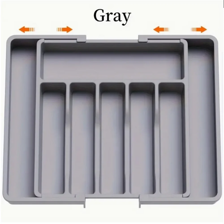 Optimize your kitchen space with this expandable cutlery drawer organizer