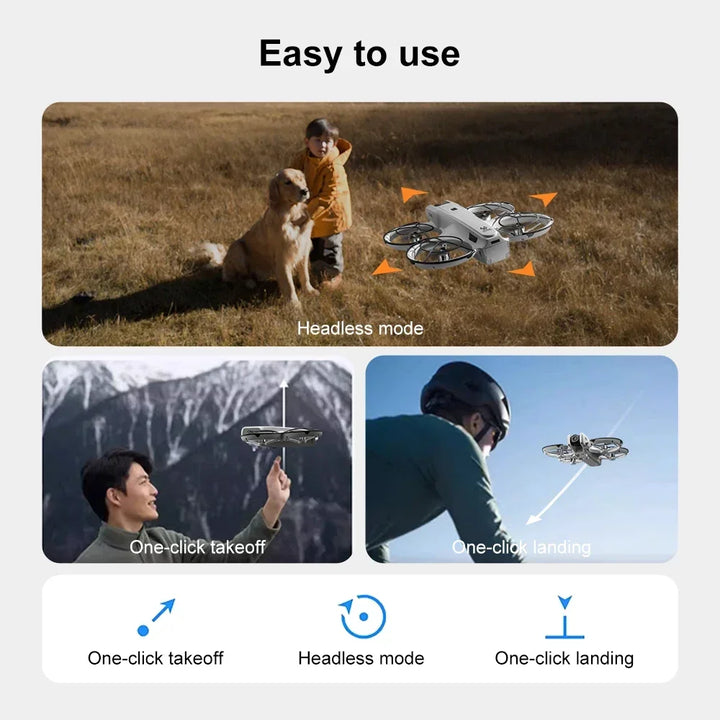 Xiaomi V666 MINI Drone 4K Professional WIFI 5G Dron Obstacle Avoidance Brushless Altitude Headless Mode RC Quadcopter FPV Toys