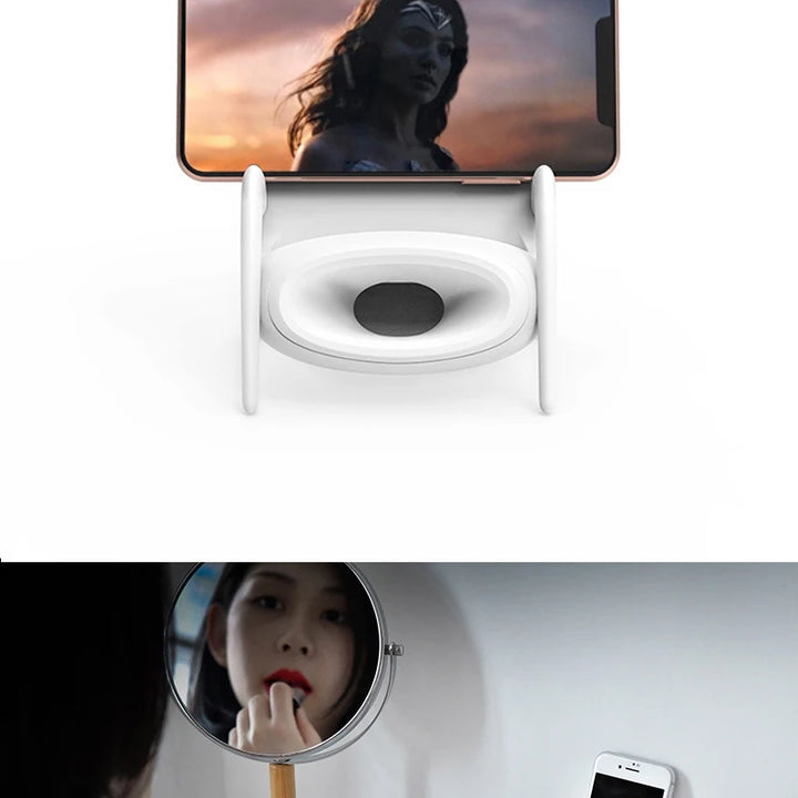 3-in-1 Chair-Shaped Wireless Charger & Phone Stand