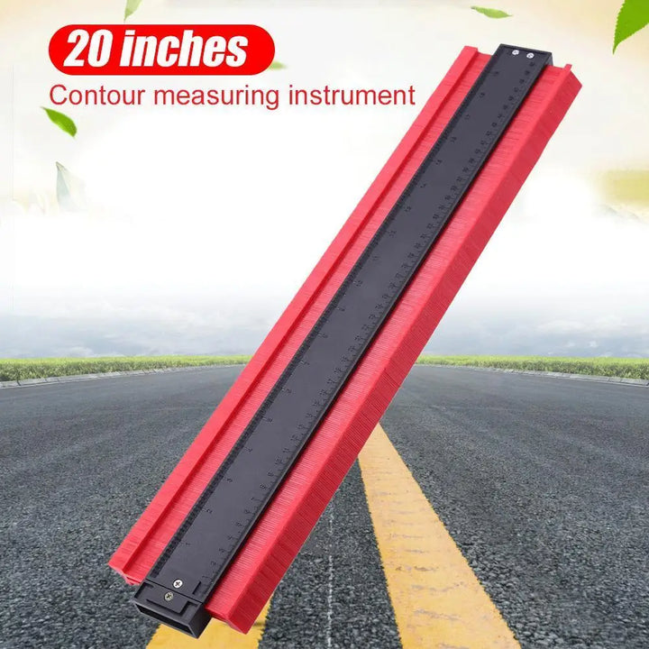20" Contour Gauge – Tool for Molding and Profiling Tiles, Wood, and Pipes