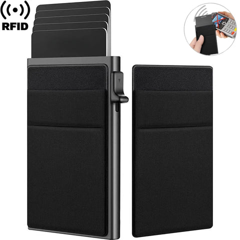 Men's Metal Card Holder – Business Style Slim RFID Wallet