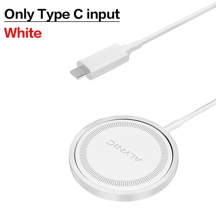 VIKEFON 30W Magnetic Wireless Charger – iPhone, Type-C