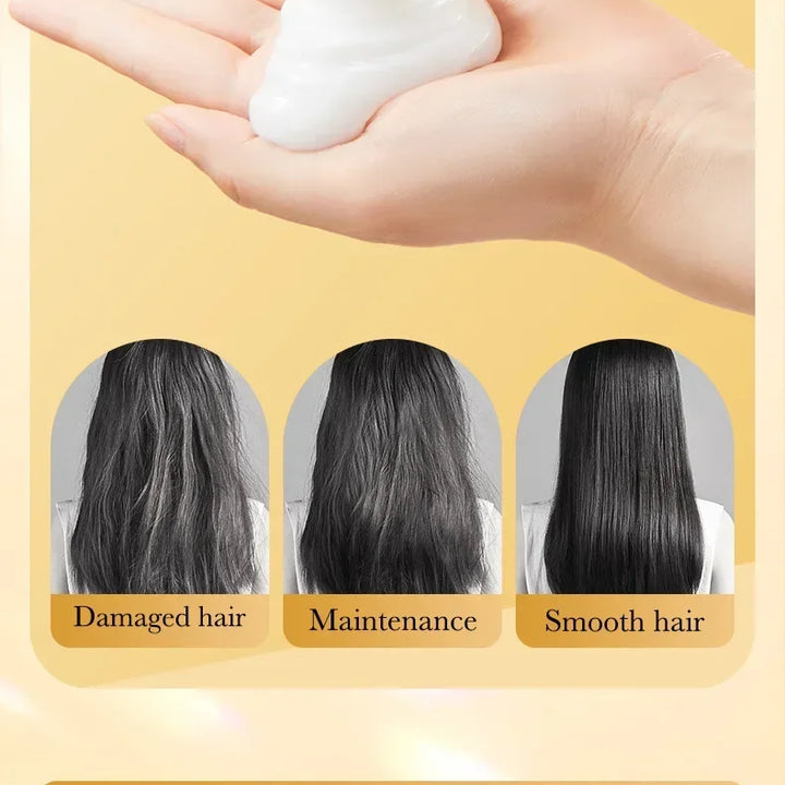 Rice Moisturizing Nourish Hair Scalp Care 400g Magical Keratin Hair Mask 5 Seconds Repair Damaged Frizzy Hair Soft Smooth Shiny