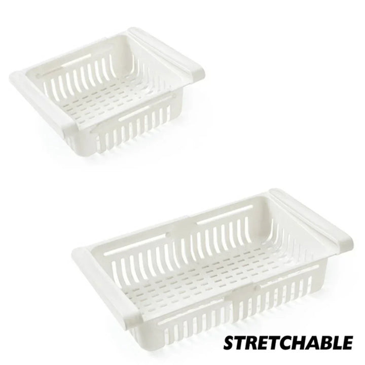 Sliding Refrigerator Basket – Adjustable