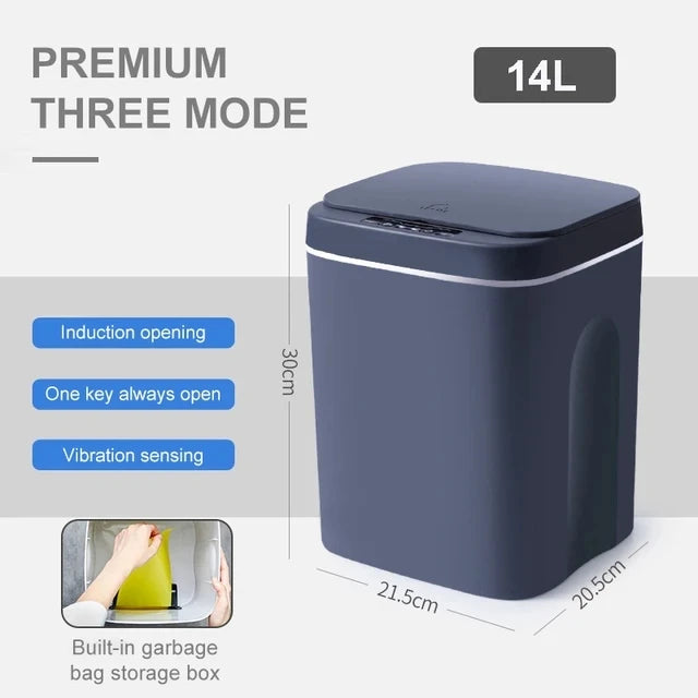 Smart Trash Can 20L – Automatic Sensor & Waterproof Lid