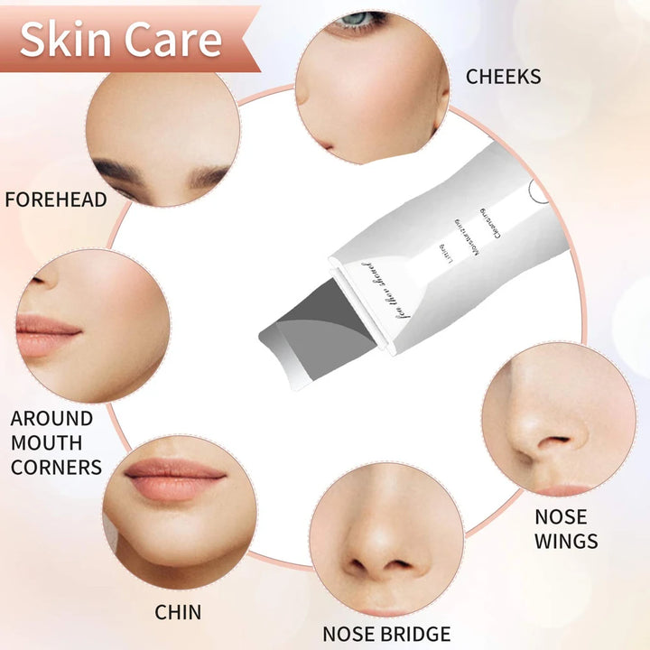 4-in-1 Ultrasonic Facial Cleansing Spatula