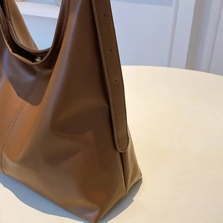 Women's Casual TPU Bag with Polyester Lining – Solid Design and Rigid Structure