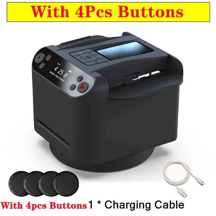 2-in-1 Automatic Card Shuffler with 360° Rotation