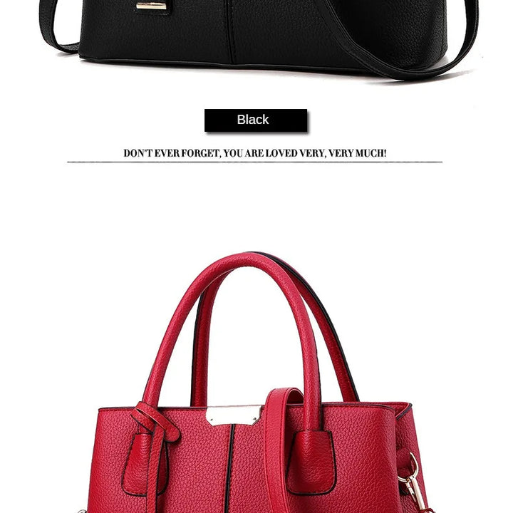 Women's Soft PU Handbag with Zipper – Fashion Style and Versatile Use | Dawndesslo