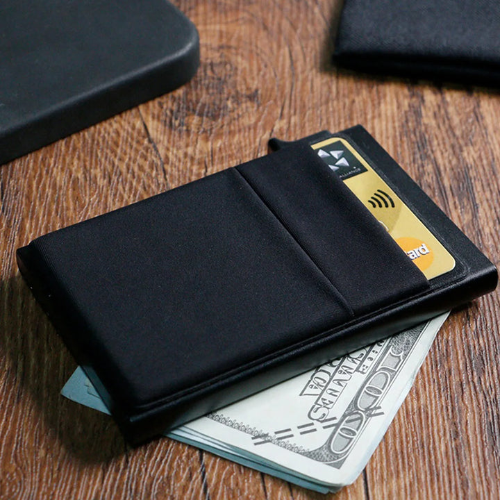 Men's Metal Card Holder – Business Style Slim RFID Wallet