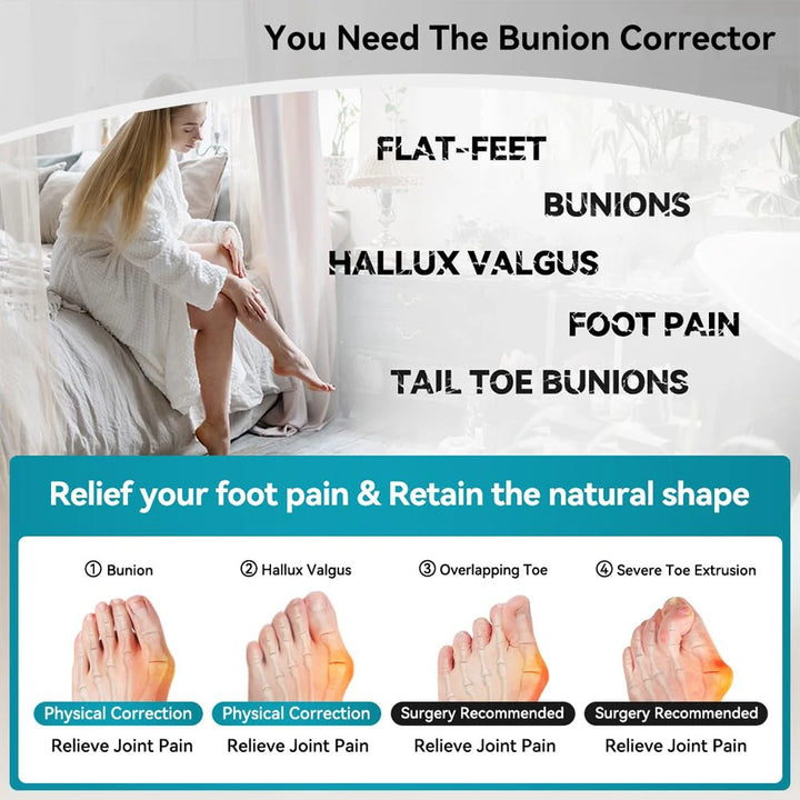 Fabric Gel Bunion Corrector with Toe Separator – MERALL