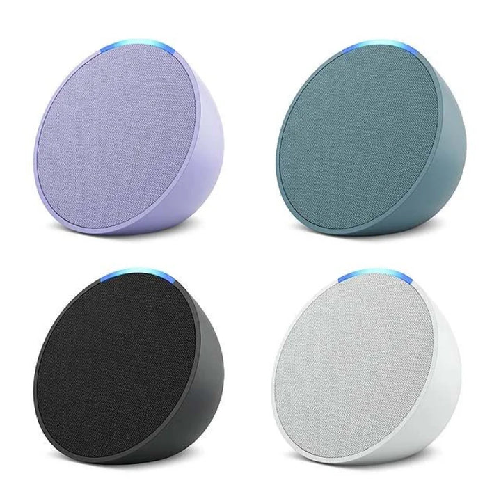 Smart Speaker with Alexa – Bluetooth 5.3, 4.1 Stereo Sound, Built-in Display