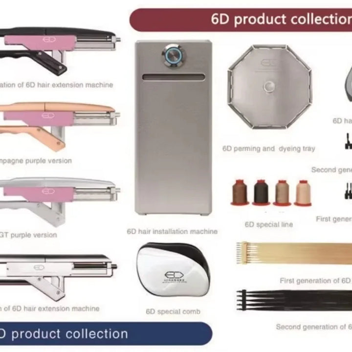 New Product Hair Extension 6d Third Generation Machine Most Popular Hairs Extensions Tool No Glue No Wire/Quick Delivery Machine