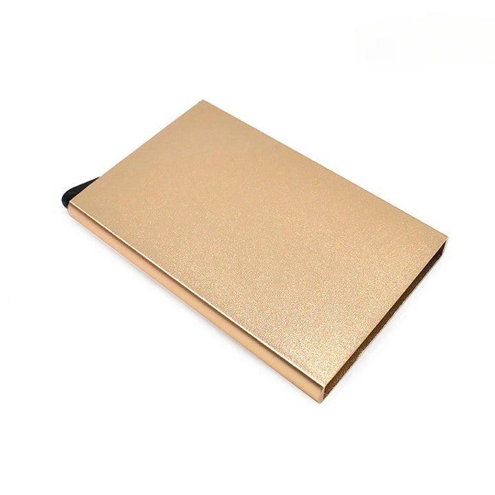 Men's Metal Card Holder – Business Style Slim RFID Wallet