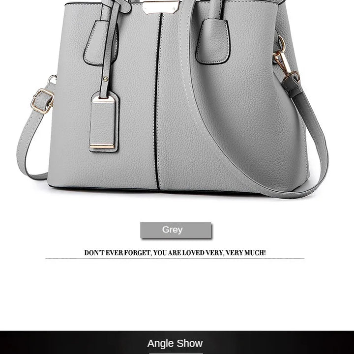 Women's Soft PU Handbag with Zipper – Fashion Style and Versatile Use | Dawndesslo