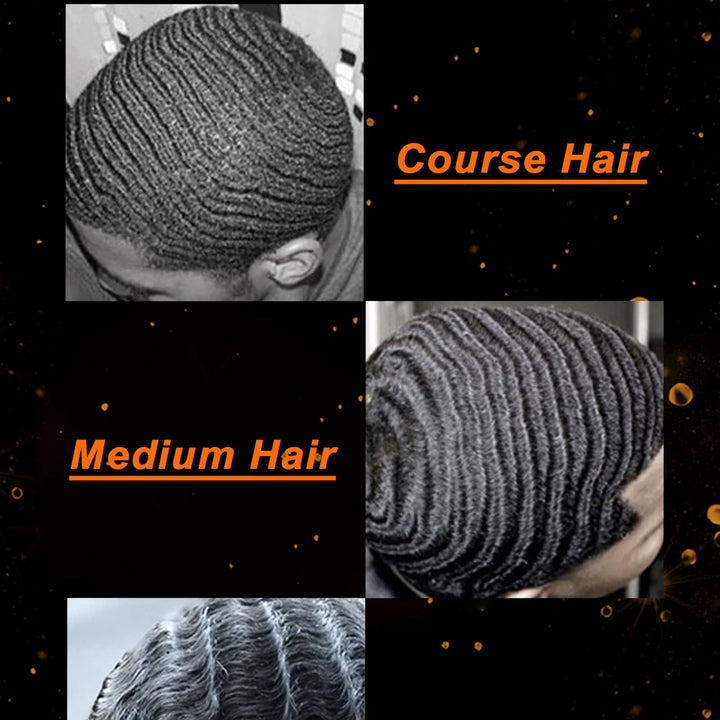 Deep Wave Control Pomade Shampoo Kit Biotin Prevent Hair Loss Edge Control Gel Sport Strong Hold Wave Hair Gel For African Men