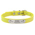 Custom Leather Collar for Dogs and Cats – Padded Comfort with Engraved Name & Phone Number