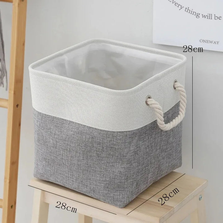 Foldable Fabric Storage Basket – Multi-Purpose Organizer