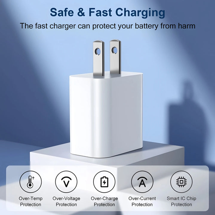 40W USB-C Fast Charger – Portable, Safe, and USB PD Compatible | QWQ