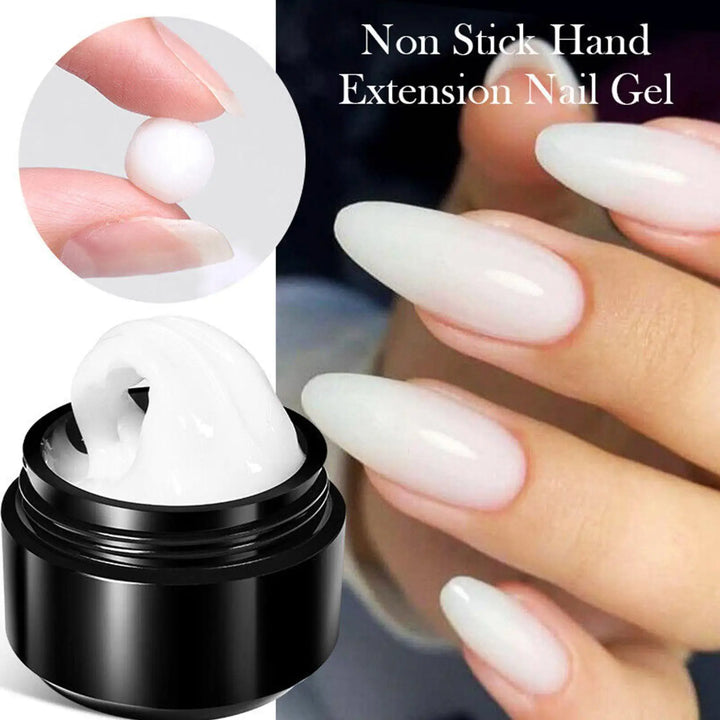 5ML Solid Builder Gel For Nails Hard Gel Extension Builder Nail Gel,Non-Sticky 3D Sculpture Diy Nail Poly Art Gel New