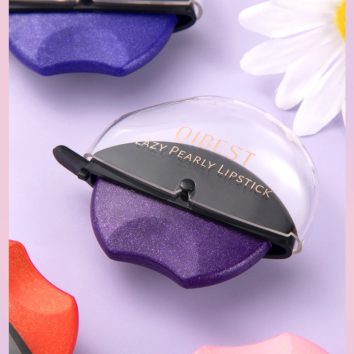 Lip-shaped lipstick seal Sip into makeup lazy blush lipstick Matte makeup effect Moisturizing lip gloss Waterproof non-stick cup